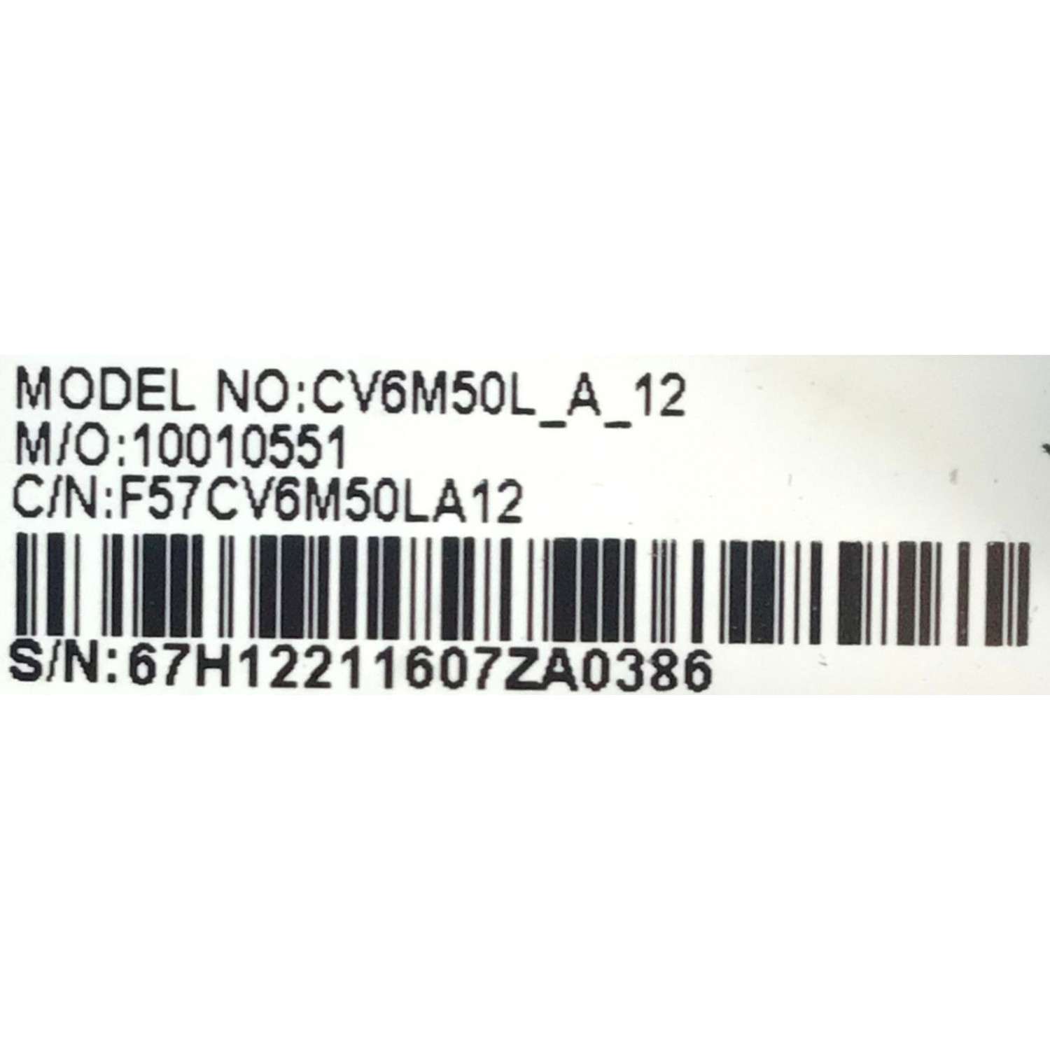 TARJETA INTERFACE PARA TV WESTINGHOUSE / NUMERO DE PARTE 10010551 / CV6M50L-A / F57CV6M50LA12/ 67H12211607ZA0386 / CV6M50L_A_12  / 5510344 / PANEL T500QVN02.0 / MODELO WD50UK4550 - Imagen 2